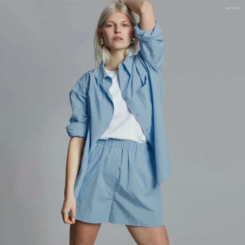 Kobiety krótkie frank1e wczesna nisza jesieni Europa i Stany Zjednoczone Imperialna siostra Siostra Wind Contour Shirt Fashion Suit