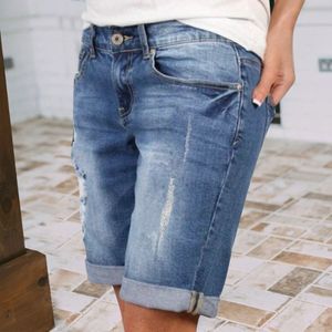 Shorts pour femmes taille haute été lâche Denim Shorts femmes mode coréenne court jean vélos Shorts femme 230515