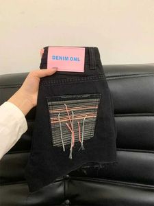Dames shorts Koreaanse mode zwarte denim shorts gyaru grunge high taille swt jeans korte klassieke kwalen hot pants high strt nieuw ontwerp y240504