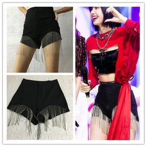 Shorts pour femmes Kpop Corée Celebrity Summer Streetwear Mode Noir Hip Hop Gland Femmes Discothèque Sexy Taille Haute Slim