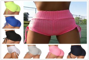 Dames Shorts Legging Zomerbroek Gym Joggen Yoga Ademend Kort Sport Fitness Effen Kleur Dun Skinny 2021 Tik Tok-legging2915392