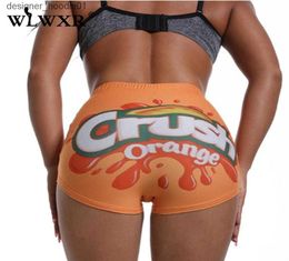 Shorts Women's Impresión Sume Biker Biker Shorts Fitness Fitness High Winist Fe Sexy Fodycon Gushers Snack Booty 2021 Women039S1102415 C240413