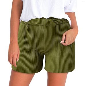 Damesshorts geschulpt voor damesbroeken Taillebroeken Kort meisje Casual losse hoge flanellen pyjamaplaid