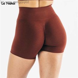 Shorts pour femmes Scrunch Butt Shorts Femmes Workout Gym Taille haute Yoga Seamless Booty Active Amplify Short Fitness court Z230704