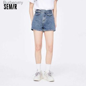 Shorts pour femmes Semir Denim Shorts femmes droite personnalité glace barre d'oxygène été pantalons chauds petits hommes portent femme jean TrendL231215