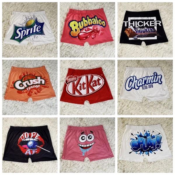 Shorts pour femmes Sexy Snack pour femmes Lettres Imprimer Sport Entraînement Booty Clubwear Homewear Gym