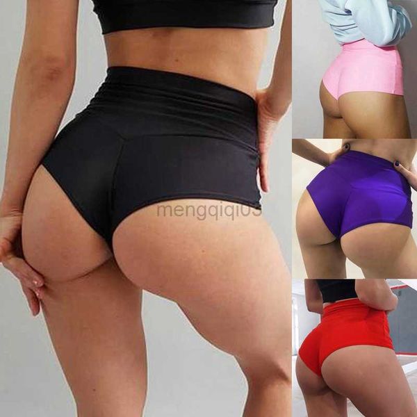 Shorts pour femmes Sexy femmes Fitness Shorts entraînement Push Up Sportswear Sport Mini court Gym Shorts maigres femme extensible Yoga danse Shorts Y23