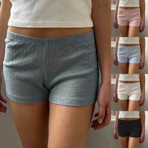 Shorts pour femmes Summer Casual Elastic Couleur Couleur Slim Fit Pyjama Sleepwear Loungewear