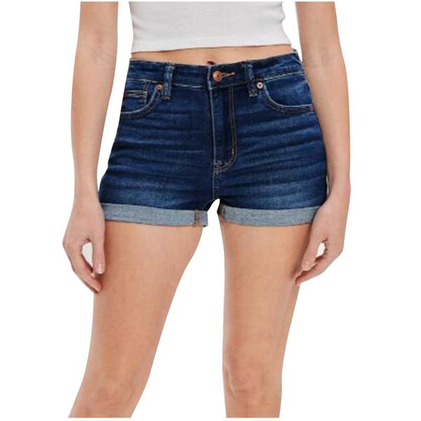 Shorts pour femmes été extra large taille haute stretch shorts d'été jambes larges jeans pour femmes P230530