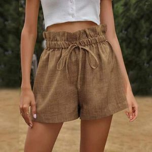 Shorts pour femmes Femmes Casual Femmes Taille Summer High Coton Femmes Linge Sexy Robes blanches courtes pour