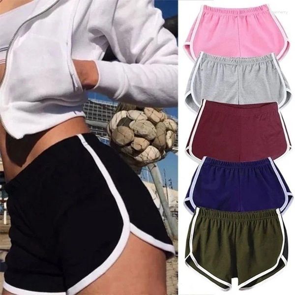 Shorts pour femmes Femmes Mode Été Solid Yoga Beach Pantalon court athlétique Sport Gym Entraînement Casual Sleep Home Wear 2024