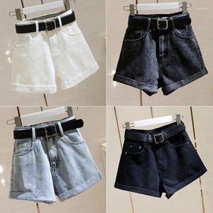 Women's Shorts Women Vrijcommissaris Denim Vintage Summer Basic Simple All-match High Taille Ladies Streetwear Chic Jeans