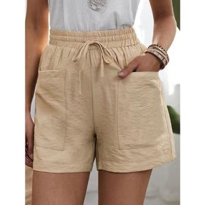 Dames shorts shorts dames mode dameskleding casual katoen linnen sweatshirt zomer verkoop door vetement dames shorts 230412