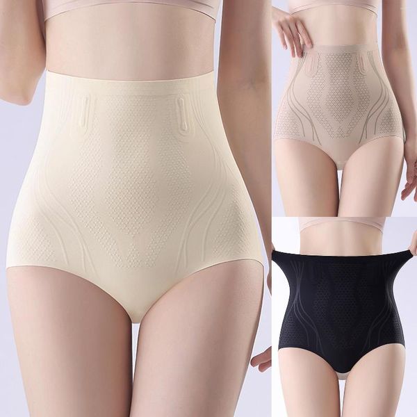 Pantalones cortos para mujer Mujeres Shapewear Control de barriga BuLifter Túnica Pantalones Cintura alta Cuerpo Formando Color Sólido Slim Fit Traje