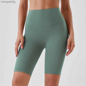 Damesshorts Dames Sport Kort Yoga Hoge taille Ademend Zacht Fitness Strakke legging Fietsen Atletisch Gym 240329