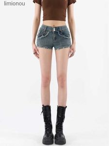 Dames Shorts Dames Denim Shorts Mode Dames Vintage Hoge Taille A-lijn Jeans Shorts Y2k Baggy Harajuku Koreaanse Jaren 2000 Kleding 2024 SummerC243128