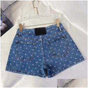 Dames shorts shorts jeans ontwerper denim brief strass ontwerpen y dames zomer korte broek kleding drop levering kleding kleding dhqtz