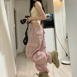 Dames shorts Y2K Cargo Pant Baggy broek Fall Streetwear Fairycore Oversized Vintage Casual Loose Sweatpants 230403