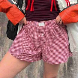 Short féminin y2k shorts simples à la mode femme mignon shorts de pyjama short décontracté shorts de taille élastique