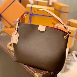 Bolso de hombro para mujeres lienzo recubierto de manejo elegante Bolso de hombro Bolso de hombro cómodo Mango plano suave