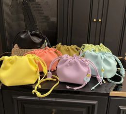 Cloud en cuir d'épaule féminin joli sac de caméra de caméra inclinable de concepteur de luxe sac à main le flamenco bourse