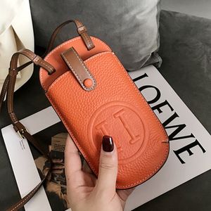 Dames Crossbody mobiele telefoonzakje met enkele schouder 2023 nieuw leren lichtgewicht zomeraccessoire