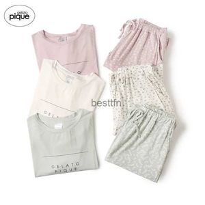 Conjunto de pijama de piqué Gelato para dormir para mujer, ropa para el hogar, ropa para la habitación, Modal SoftL231005