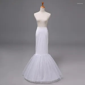 Vêtements de nuit pour femmes 1 cerceaux jupe jupon mariée blanche crinoline pour robe de mariée vintage long jupon femme vêtements 2023 jupes