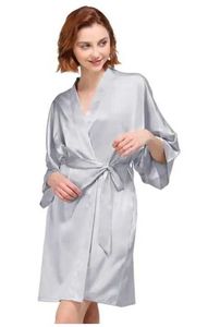 Dames slaapkleding 4xl.Womens Satin Wedding Kimono Bride Robe. Slpwear Bruidsmeisje gewaden Pyjamas Bathrobe Nachtwintig spa Bruids gewaden Dressing Gown Y240426