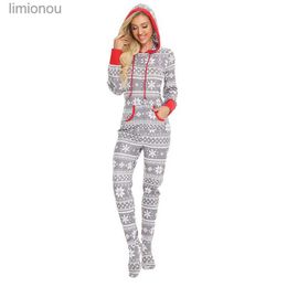 Nachtkleding voor dames Aamikast Bijpassende Halloween-pyjamaset voor gezinnen, eendelige pyjama met capuchon en ritssluiting Loungewear Nachtkleding S-XXLC24319