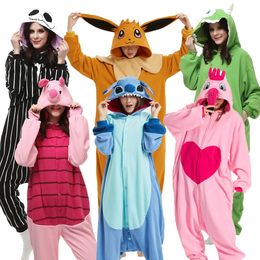 Vêtements de nuit pour femmes Animal Kigurumi Adultes Cochon Tigre Onesies Femmes Hommes Écureuil Pyjamas Costumes d'Halloween Cosplay Combinaison Cadeau de Noël XXL 4XL 231130