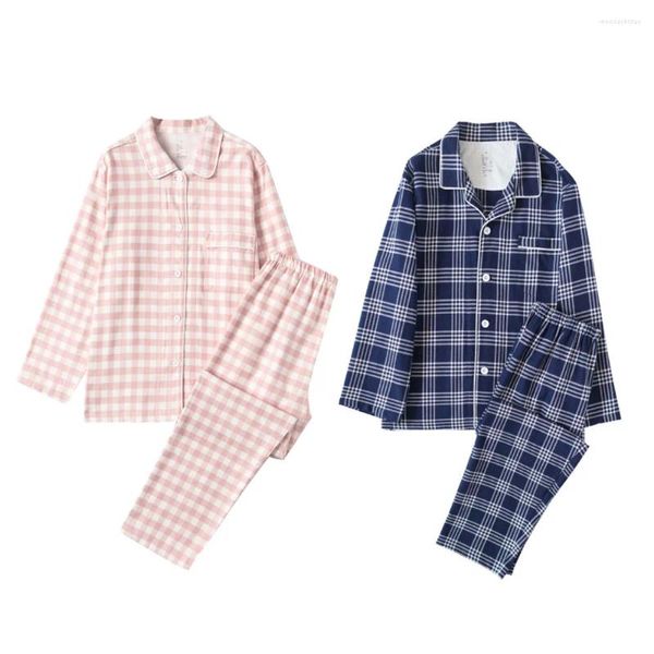 Les vêtements de nuit pour femmes en pyjamas à domicile non imprimés conviennent à de bons produits sans coutures latérales.