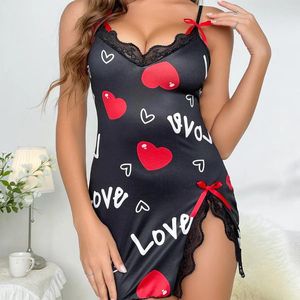 Nightgown licait de nuit pour femmes robe de lingerie sexy