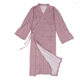 Vêtements de nuit pour femmes Japonais Traditionnel Peignoir Kimono Yukata Chinois Hanfu Pyjamas Robe Japon Coton Aodai Haori Manteau Cardigan