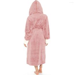 Dames slaapkleding dame badjas pluche knie lengte water absorptie warmte behoud herfst herfst winter nachthemd voor slaapkamer