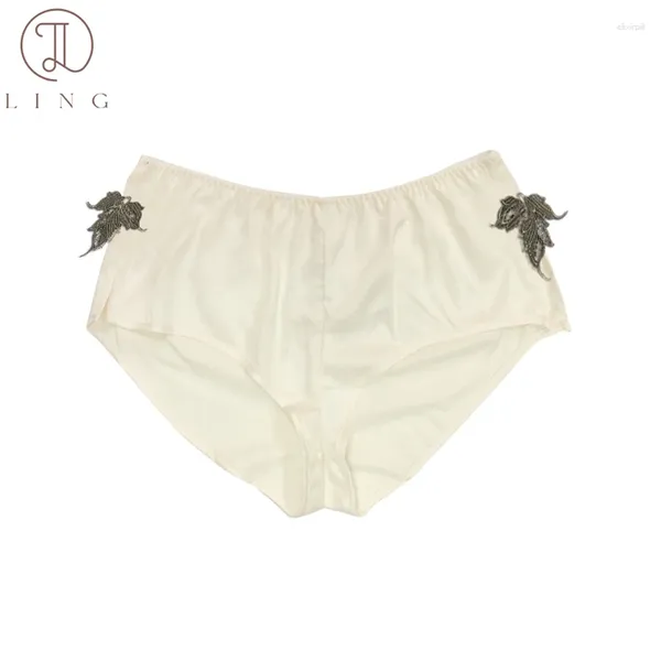 Ropa de dormir para mujeres ling 1 pcs pijama seda pantalones cortos se puede usar con ropa interior de vientre