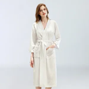 Vêtements de nuit pour femmes Hommes Dames Pyjamas Printemps Automne Couple confortable Peignoir Sauna Vêtements Mince Sweat Vapeur Absorbant Séchage rapide