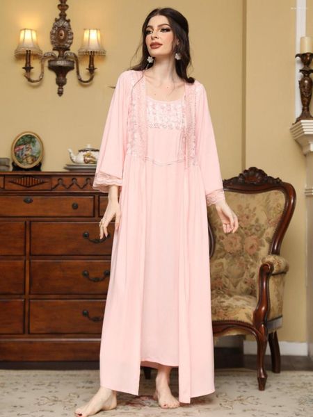 Vêtements de nuit pour femmes middle orient coton sweet en dentelle princesse enceinte de pyjama enceinte