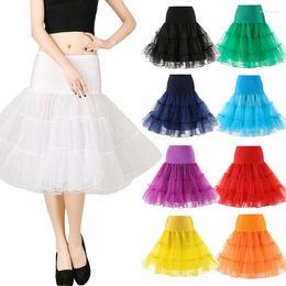 Dames Sleepwear Organza Halloween Petticoat Crinoline Vintage Wedding Bruidsjurk Underskirt Rockabilly Tutu Cosplay Girl