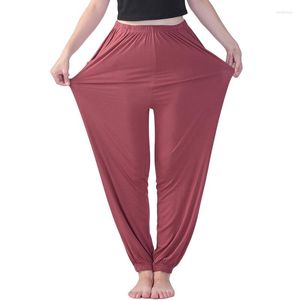 Vêtements de nuit pour femmes surdimensionnés femmes coton vêtements de maison haute élastique dames bas printemps décontracté pantalon de sommeil confortable bas de nuit