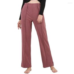 Dames slaapkleding broek vrouwen grote maat slaapbodem 7xl huis kleding zachte elastische hoge taille dikke verwarming broek herfst winter pyjama's l