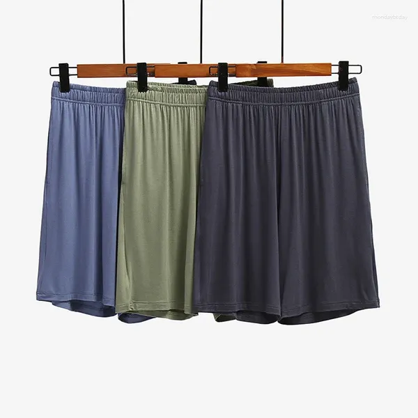 Vêtements de nuit pour femmes pijama hombres hommes pantalon d'été pantalon modal décontracté de nuit mâle occasionnel porteur de pyjama pantalon l-3xl