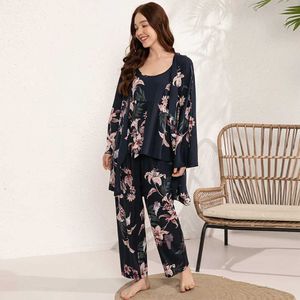 Vishons pour femmes Plus taille S-3xl Pyjama viscose pour femmes ensembles vêtements de maison