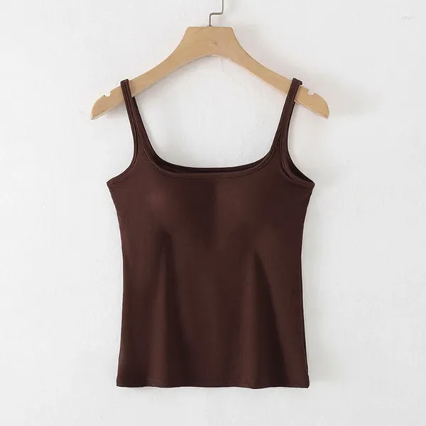 Vêtements de sommeil pour femmes sous-vêtements de confort modal poitrine t-shirt d'été gilet slin