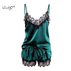 Ensemble de pyjama en satin sexy pour femmes