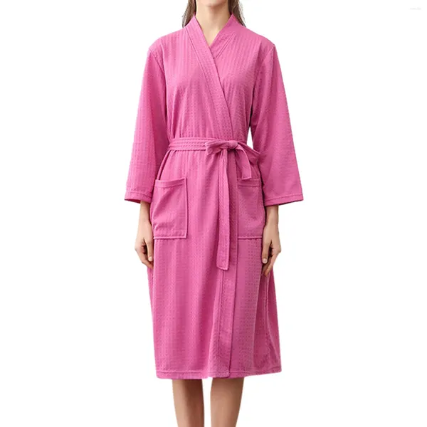 Vêtements de nuit pour femmes Femmes Kimono Robe Peignoir 2024 Automne Léger Doux Chemise De Nuit Robes Femme Hiver Casual Unisexe Chaud Accueil Dressing