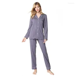 Vêtements de nuit pour femmes femmes chemise de nuit modale Pijamas Batas De Dormir Mujer hauts avec pantalon pyjama mariée Ropa Invierno vêtements de nuit