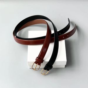 Dames Solid Color Belt Red Black 240326