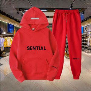 Otoño Invierno Chándales para mujer Nueva moda Sudadera con letras Chaqueta estampada ropa deportiva Sudaderas con capucha para hombre Conjunto Sudaderas con capucha y pantalones de marca Trajes de dos piezas