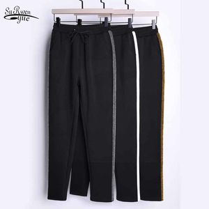 Pantalon de survêtement mince solide pour femmes, chaud, décontracté, grande taille, pantalon épais en velours d'agneau, sarouel, femme 11523 210508